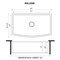 Ruvati 33 inch Fireclay Black Farmhouse Kitchen Sink Bow Front Curved Apron Single Bowl RVL2398BK - alternate 5